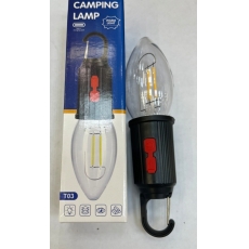Аккумуляторный светильник филамент свеча с держателем BL-T03