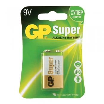 Батарейка GP 9V Alkaline Крона