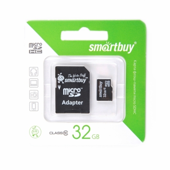 Флеш карта SmartBuy MicroSD  Class 10 32Gb