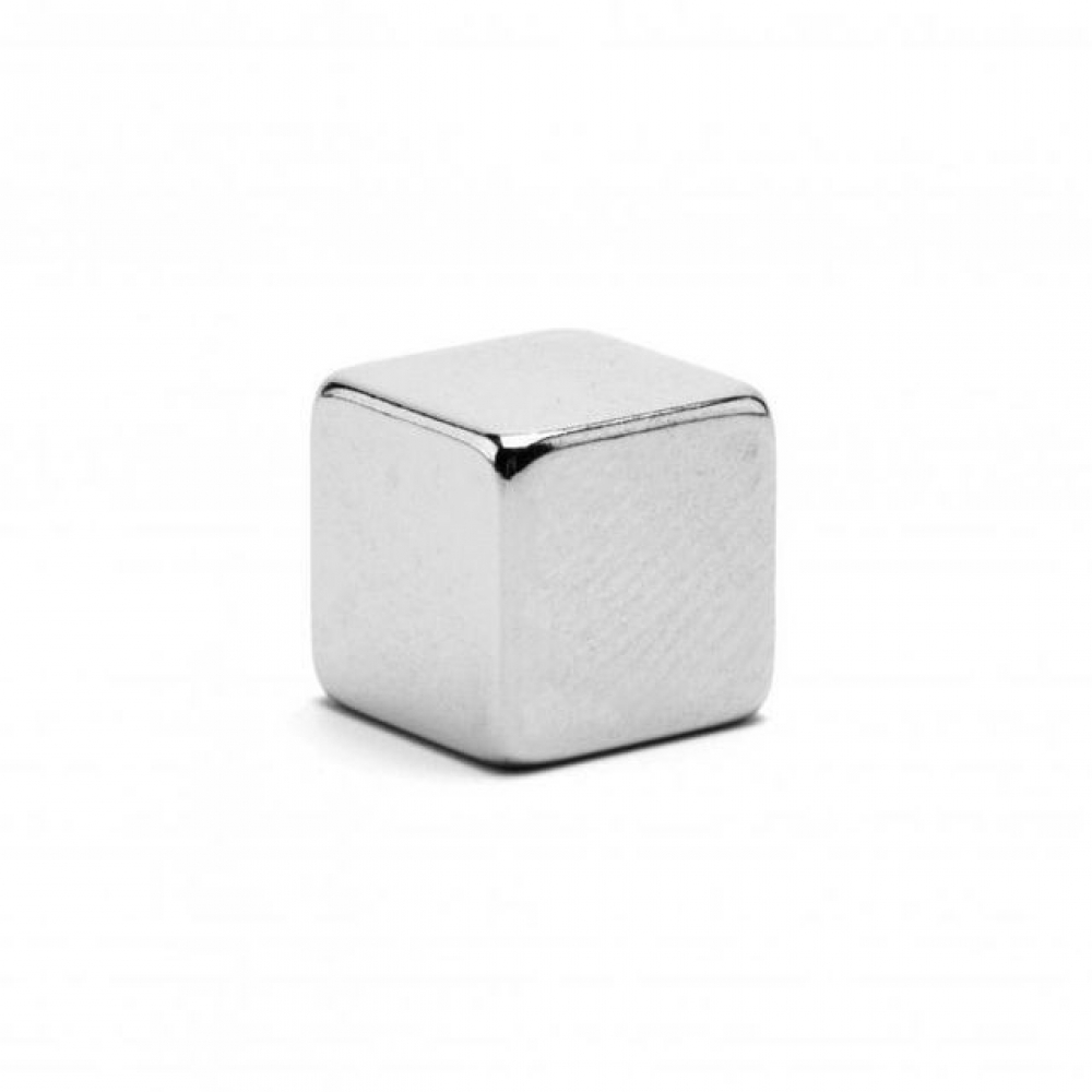 Неодимовый магнит куб 5х5х5мм сцепление 0, 95 кг (упаковка 16 шт)
