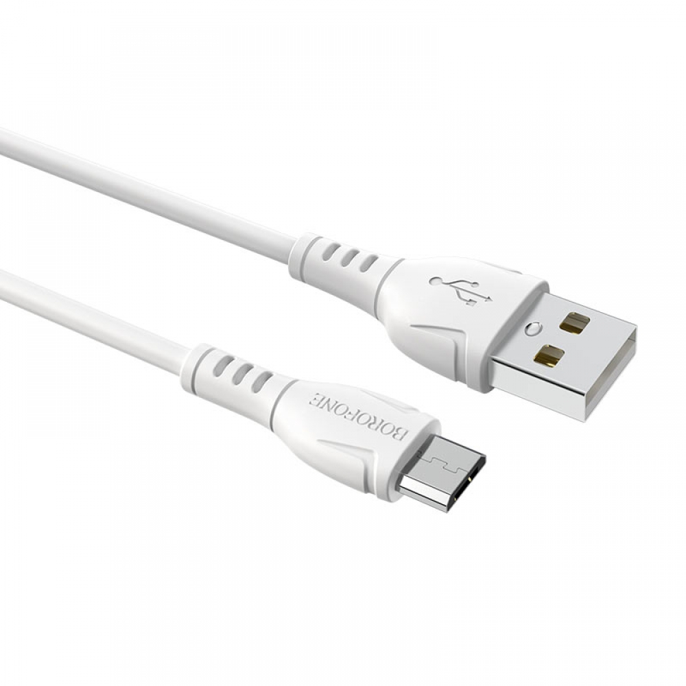 Кабель USB - MicroUSB Borofone BX51, белый